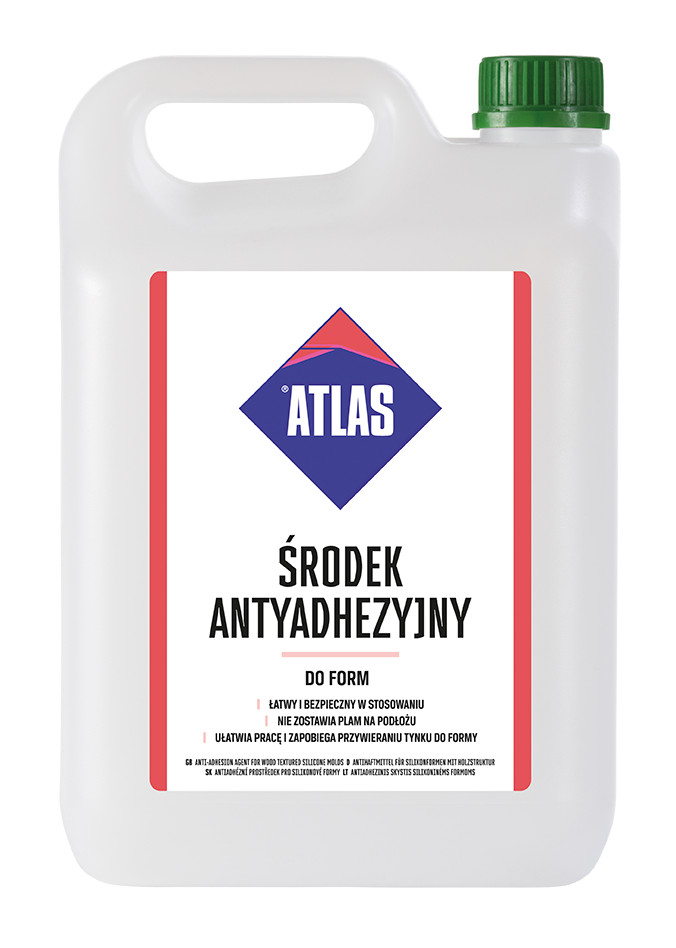 ATLAS ANTIADHÄSIONSMITTEL Antihaftmittel für holzstrukturierte Silikonformen 5L