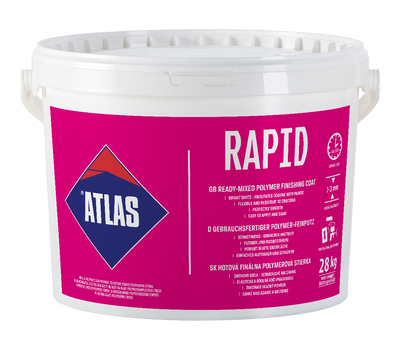 ATLAS RAPID Gebrauchsfertiger Polymer-Feinputz 25 kg