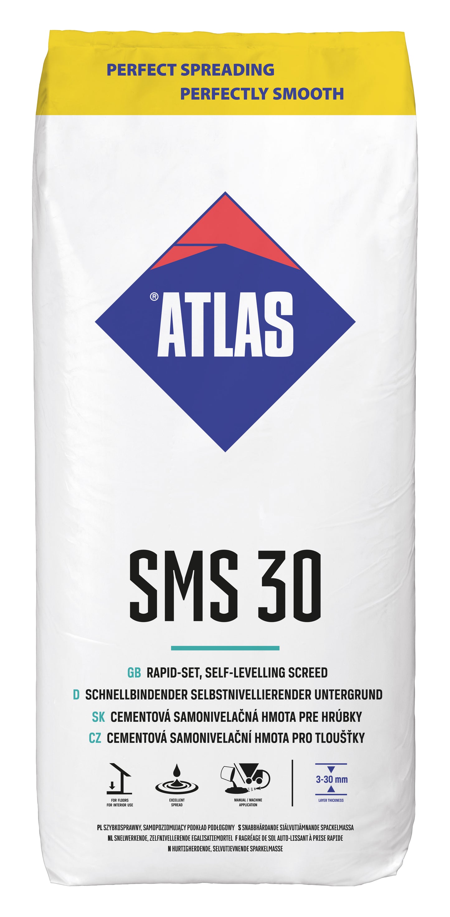 Spachtelmasse ATLAS SMS 30 / 3-30 mm