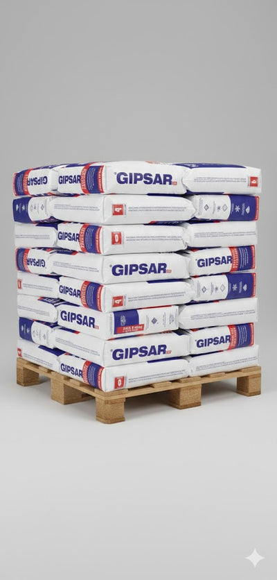 GIPSAR UNI - MIT POLYMEREN VERSTÄRKT weiße Spachtelmasse