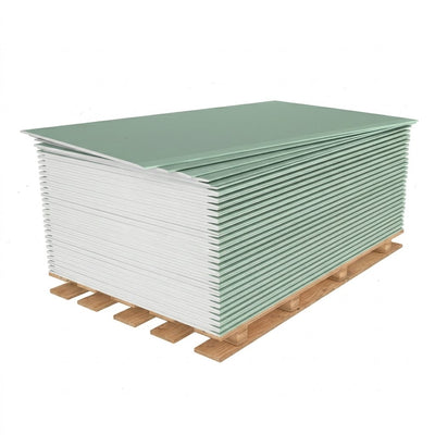 Knauf Gipskartonplatte imprägniert GKBI 12,5 mm 1250 x 2000 mm 2,5 m² Typ H2